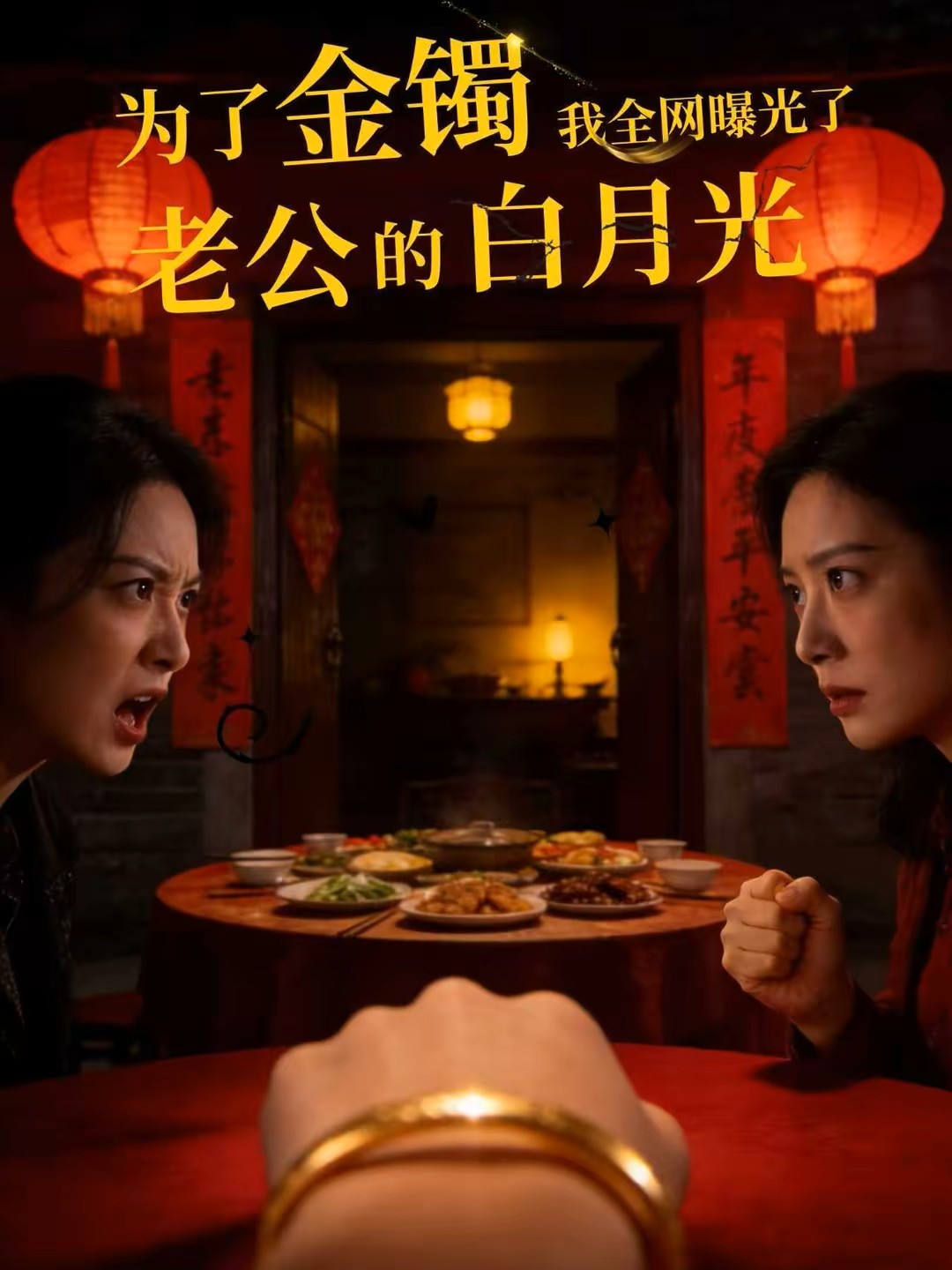 为了金镯我全网曝光了老公的白月光封面图